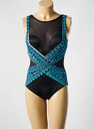 Costum de baie dintr-o singură piesă imprimeu fantezie top sutien modelat negru MIRACLESUIT femeie
