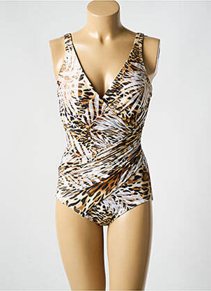 Costum de baie dintr-o singură piesă maro MIRACLESUIT femeie