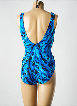 Costum de baie dintr-o singură piesă imprimeu fantezie top sutien modelat albastru MIRACLESUIT femeie