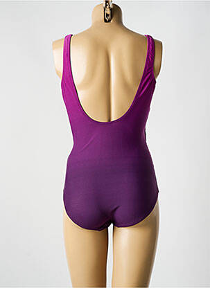 Costum de baie dintr-o singură piesă elasticitate top sutien modelat violet MIRACLESUIT femeie