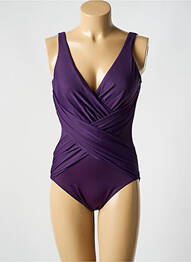 Costum de baie dintr-o singură piesă elasticitate top sutien modelat violet MIRACLESUIT femme