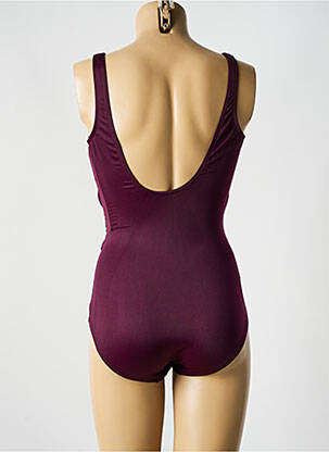 Costum de baie dintr-o singură piesă elasticitate top sutien modelat violet închis MIRACLESUIT femeie