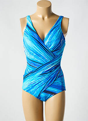 Costum de baie dintr-o singură piesă albastru MIRACLESUIT femeie
