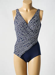 Costum de baie dintr-o singură piesă imprimeu fantezie top sutien modelat albastru MIRACLESUIT femme