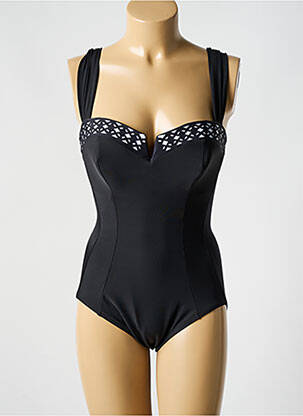 Costum de baie dintr-o singură piesă sutien balconet cu decolteu înalt sutien balconet cu decolteu înalt negru MIRACLESUIT femeie