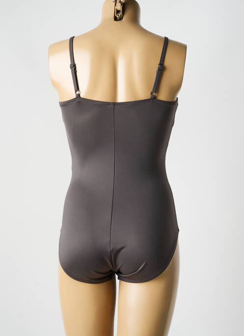 Costum de baie dintr-o singură piesă maro MIRACLESUIT femeie