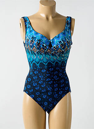 Costum de baie dintr-o singură piesă elasticitate top sutien modelat albastru MIRACLESUIT femeie