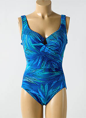 Costum de baie dintr-o singură piesă elasticitate top sutien modelat albastru MIRACLESUIT femeie