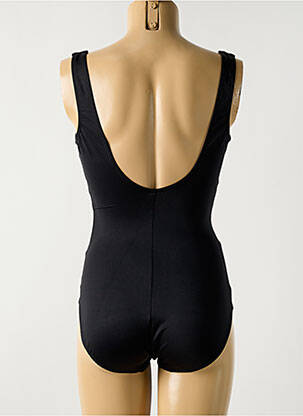 Costum de baie dintr-o singură piesă efect material satinat top sutien modelat negru MIRACLESUIT femeie