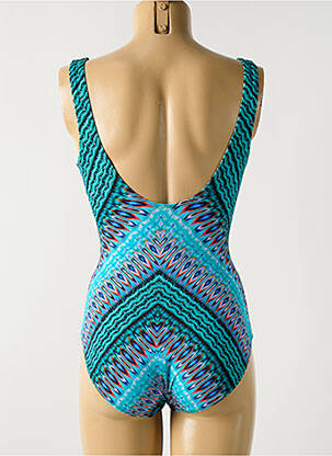 Costum de baie dintr-o singură piesă imprimeu fantezie top sutien modelat albastru MIRACLESUIT femeie