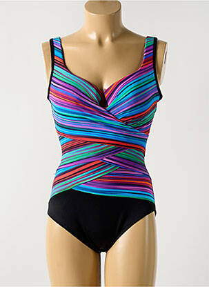 Costum de baie dintr-o singură piesă elasticitate top sutien modelat negru MIRACLESUIT femeie