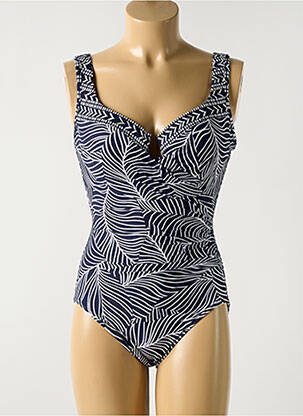 Costum de baie dintr-o singură piesă imprimeu fantezie top sutien modelat albastru MIRACLESUIT femeie
