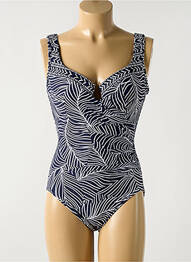 Costum de baie dintr-o singură piesă imprimeu fantezie top sutien modelat albastru MIRACLESUIT femme