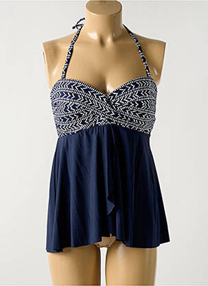 Top de baie imprimeu fantezie albastru MIRACLESUIT femeie