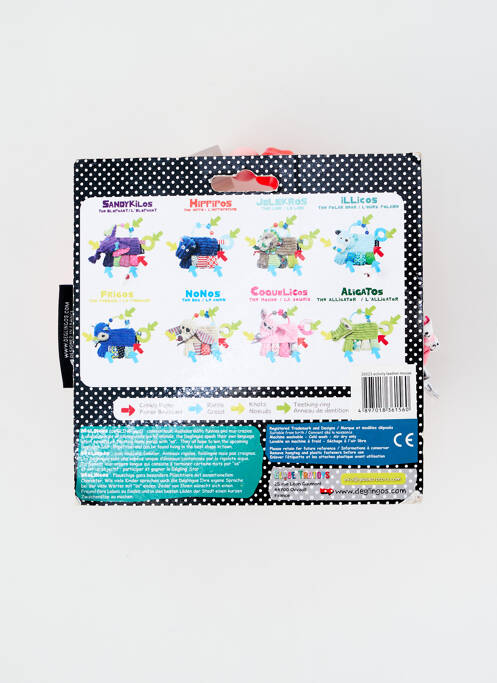 Doudou roz LES DEGLINGOS fată