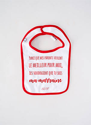 Bavetă alb BB AND CO copil