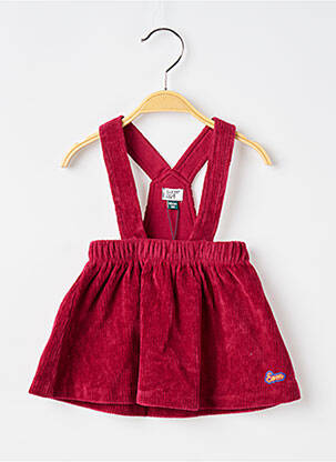 Rochie midi roz ELLE EST OU LA MER fată