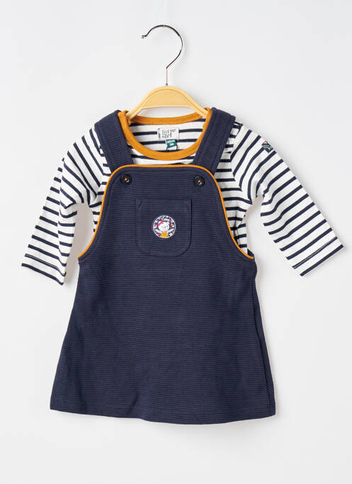 Set rochie albastru ELLE EST OU LA MER fată