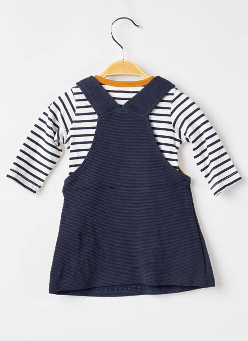 Set rochie albastru ELLE EST OU LA MER fată