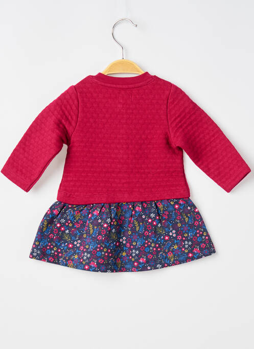 Rochie midi roz ELLE EST OU LA MER fată