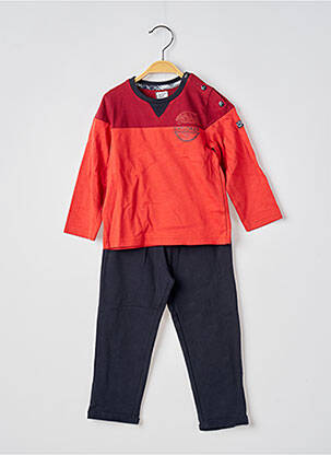 Set pantaloni portocaliu ELLE EST OU LA MER băiat