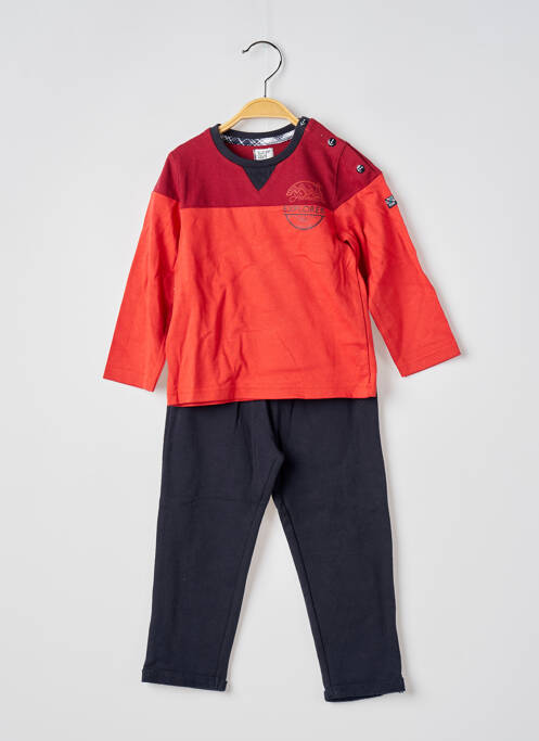 Set pantaloni portocaliu ELLE EST OU LA MER băiat