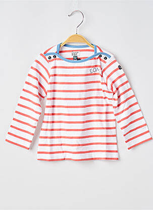 Tricou mâneci lungi mâneci lungi portocalie ELLE EST OU LA MER copil