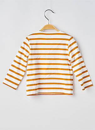 Tricou mâneci lungi mâneci lungi galben ELLE EST OU LA MER copil