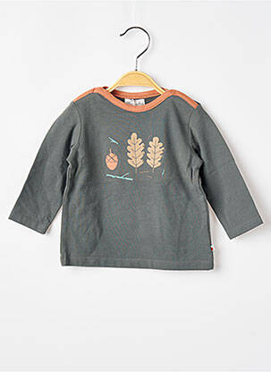 Tricou mâneci lungi mâneci lungi verde MOULIN ROTY băiat