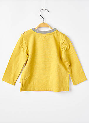 Tricou mâneci lungi mâneci lungi galben MOULIN ROTY băiat
