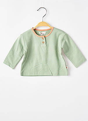 Tricou mâneci lungi mâneci lungi verde MOULIN ROTY băiat