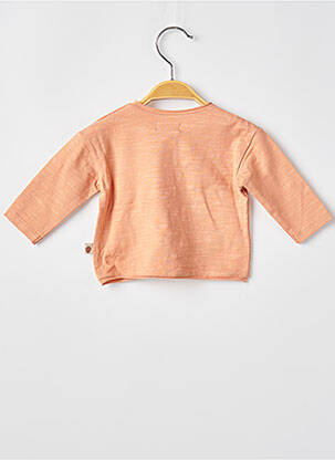 Tricou croială dreaptă mâneci lungi portocaliu MOULIN ROTY fată