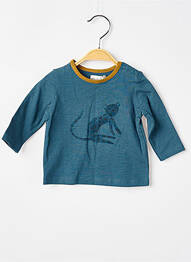 Tricou mâneci lungi mâneci lungi albastru MOULIN ROTY garcon