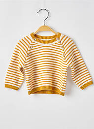 Pulover guler rotund mâneci lungi galben MOULIN ROTY enfant