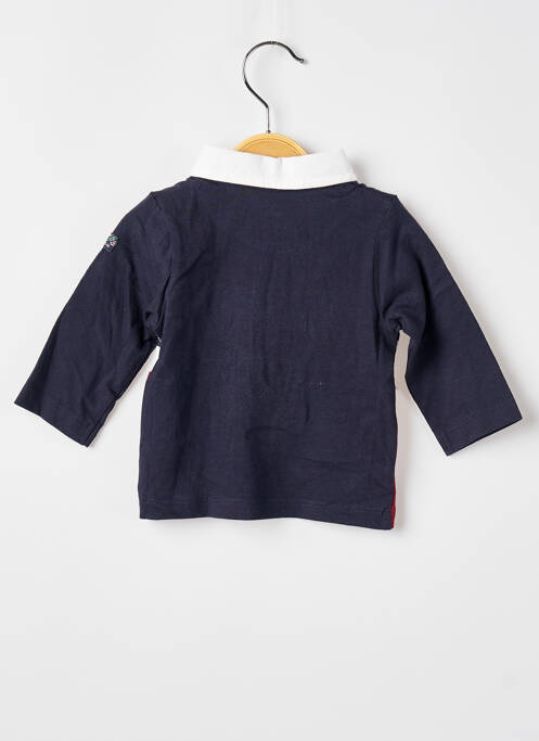 Polo albastru ELLE EST OU LA MER băiat