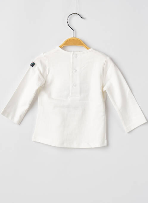 Tricou alb ELLE EST OU LA MER fată