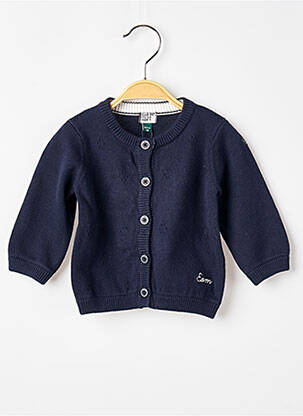 Vestă cu mâneci lungi albastru ELLE EST OU LA MER fată