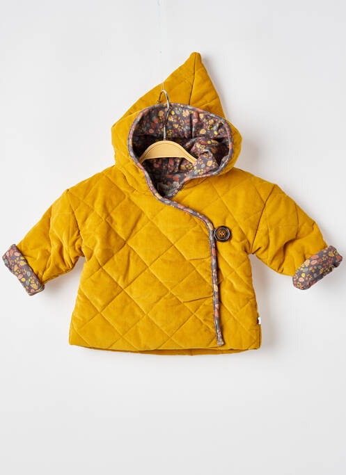 Palton scurt galben MOULIN ROTY fată
