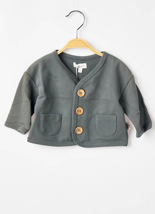 Vestă cu mâneci lungi verde MOULIN ROTY fată