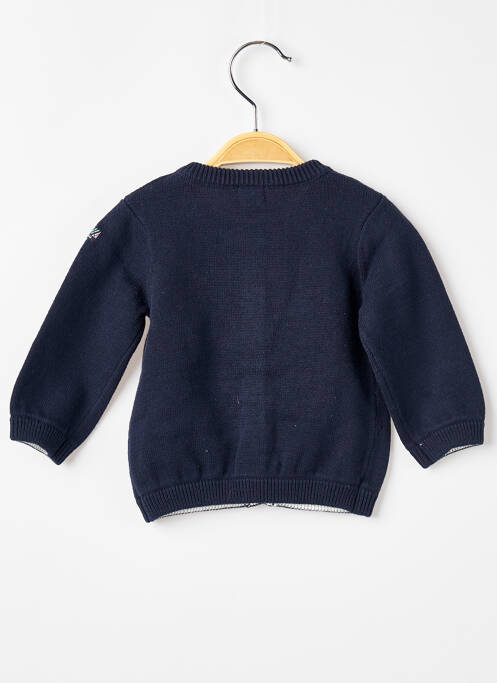 Vestă cu mâneci lungi albastru ELLE EST OU LA MER fată