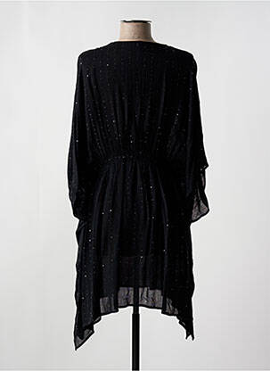 Rochie de plajă mâneci 3/4 negru AMORESSA femeie