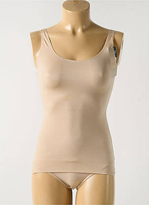 Top/caraco bretele elastice culoare piersică CUPID femeie