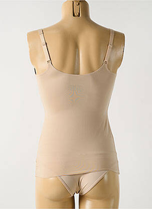Top/caraco bretele elastice culoare piersică CUPID femeie
