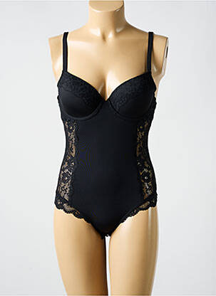 Corset sutien cupe întregi cu decolteu înalt negru AFTER EDEN femeie