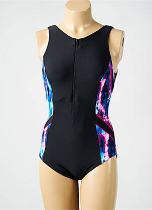 Costum de baie dintr-o singură piesă imprimeu fantezie negru MIRACLESUIT femeie
