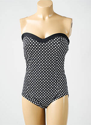 Costum de baie dintr-o singură piesă bretele elastice detașabile top sutien modelat negru MIRACLESUIT femeie