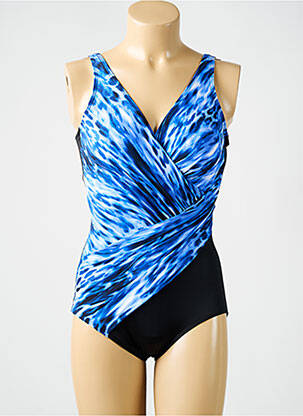 Costum de baie dintr-o singură piesă imprimeu fantezie top sutien modelat albastru MIRACLESUIT femeie