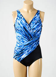 Costum de baie dintr-o singură piesă imprimeu fantezie top sutien modelat albastru MIRACLESUIT femeie