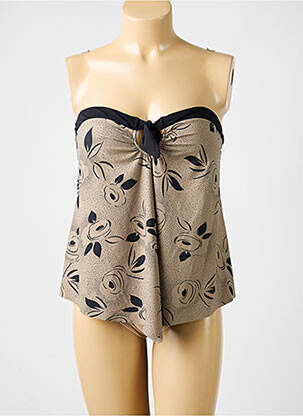 Top de baie maro AMORESSA femeie