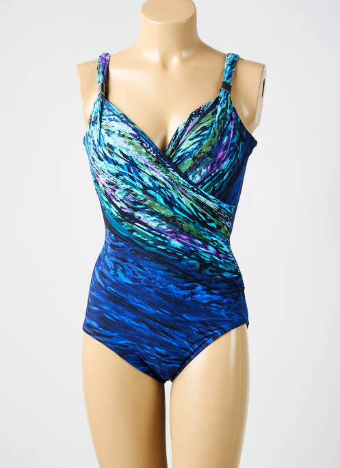 Costum de baie dintr-o singură piesă albastru MIRACLESUIT femeie